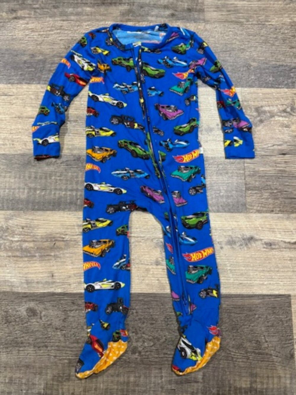 Posh Peanut Hot Wheels Footie Pajamas 18-24 Months
